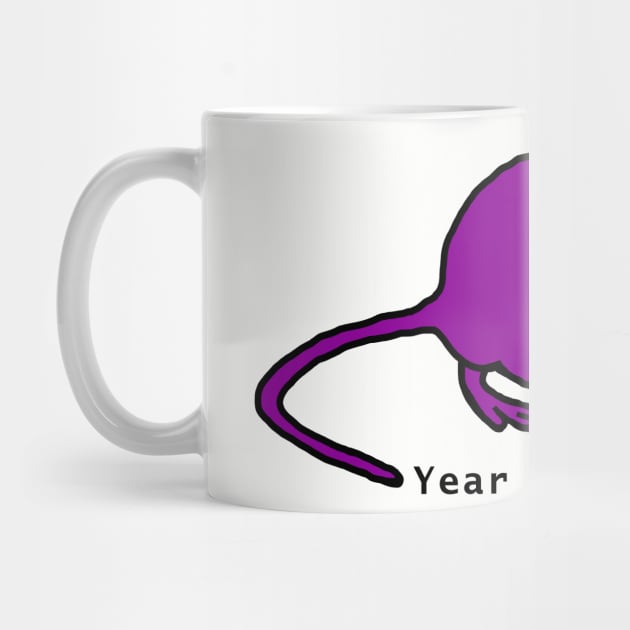 Year of the Rat - Purple by ellenhenryart